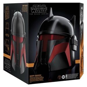 Star Wars Black Series Moff Gideon Helmet in Black and Red